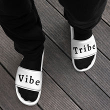 Load image into Gallery viewer, Comfortable Vibe Tribe Slides in black or white