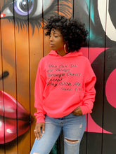 Load image into Gallery viewer, Women&#39;s pink Special Edition &quot;Hands 4:13&quot; Hoodie