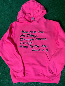 Women's pink Special Edition "Hands 4:13" Hoodie